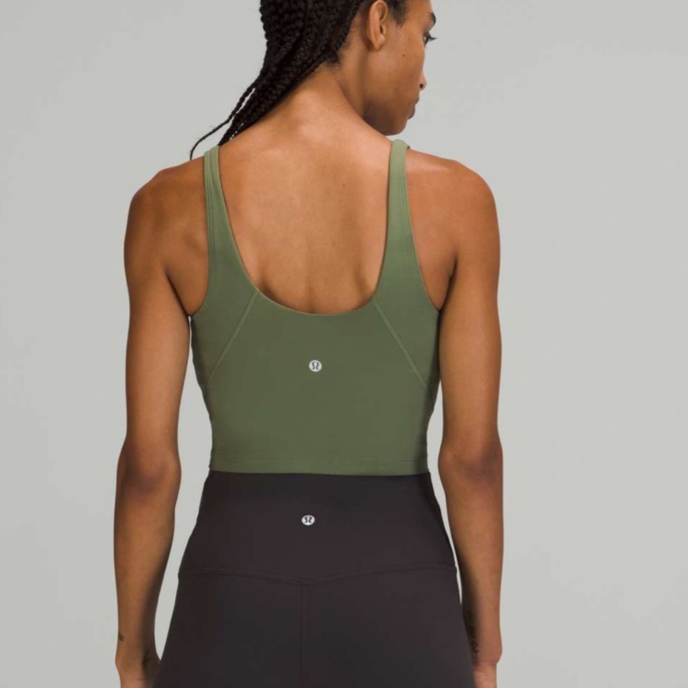 Lululemon Align tank top green crop top